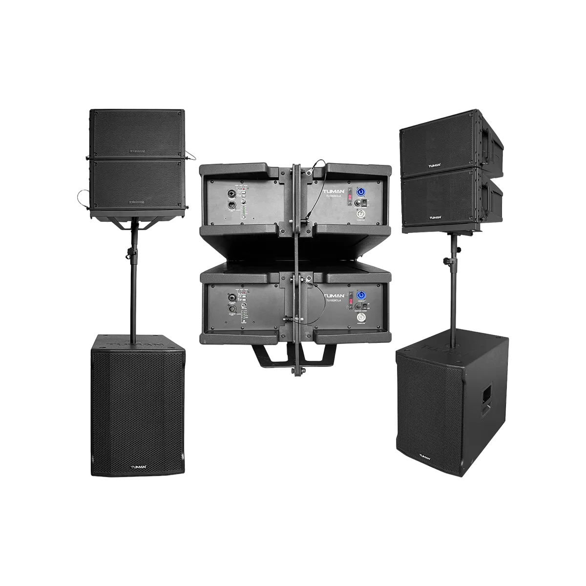 Sistema de Sonido Profesional con línea de matriz Vertical