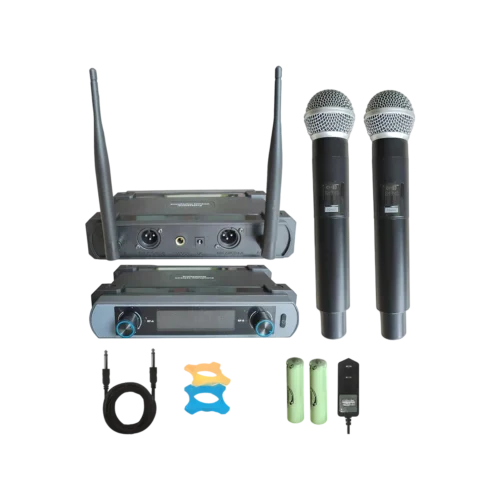 tuw803 Sistema de micrófono inalámbrico de 2 canales
