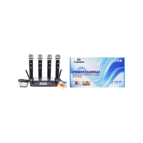 tuw804 SISTEMA INALAMBRICO DE 4 MICROFONOS