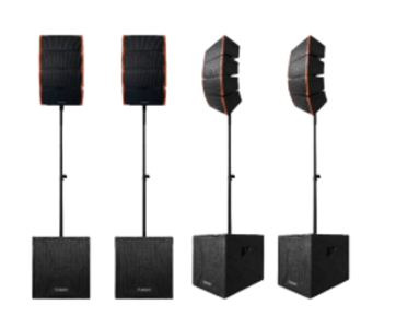 tu2284co Sistema de Sonido Profesional 2.2 Canales de Alta Potencia